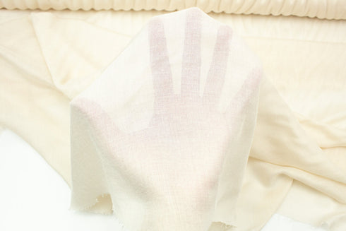 Oatmeal High End Rayon Gauze Designer Fabric by the yard